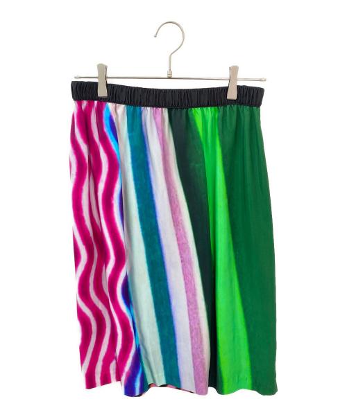 DRIES VAN NOTEN（ドリスヴァンノッテン）DRIES VAN NOTEN (ドリスヴァンノッテン) マルチカラーストライプスカート マルチカラー サイズ:38の古着・服飾アイテム
