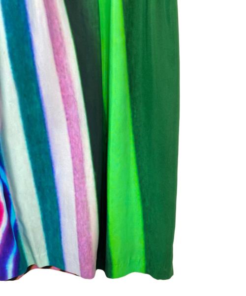 DRIES VAN NOTEN（ドリスヴァンノッテン）DRIES VAN NOTEN (ドリスヴァンノッテン) マルチカラーストライプスカート マルチカラー サイズ:38の古着・服飾アイテム