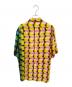 DRIES VAN NOTEN (ドリスヴァンノッテン) 総柄シャツ イエロー×ピンク サイズ:36：15000円