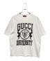 GUCCI（グッチ）の古着「プリントコットンジャージーTシャツ」｜ホワイト