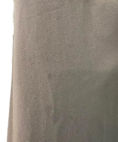 patou（パトゥ）patou (パトゥ) オーガニックコットン製 ミディ丈ポケットスカート ベージュ サイズ:34の古着・服飾アイテム