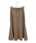 patou (パトゥ) オーガニックコットン製 ミディ丈ポケットスカート ベージュ サイズ:34：26000円