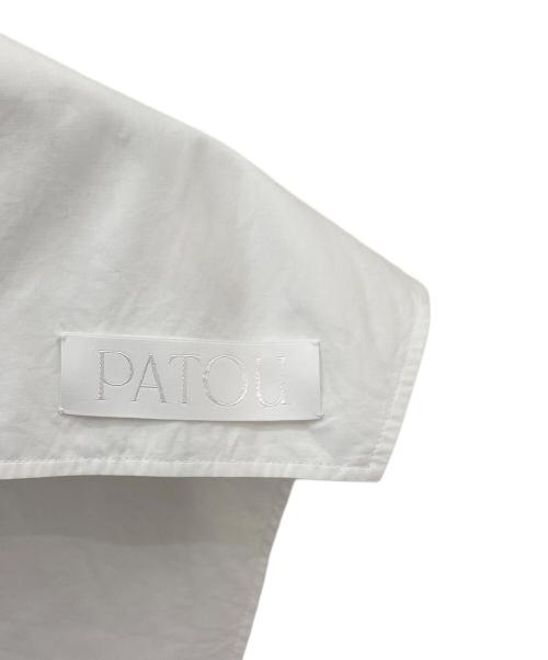 patou（パトゥ）patou (パトゥ) オーガニックコットンポプリン カラー ホワイトの古着・服飾アイテム