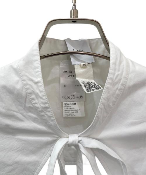 patou（パトゥ）patou (パトゥ) オーガニックコットンポプリン カラー ホワイトの古着・服飾アイテム