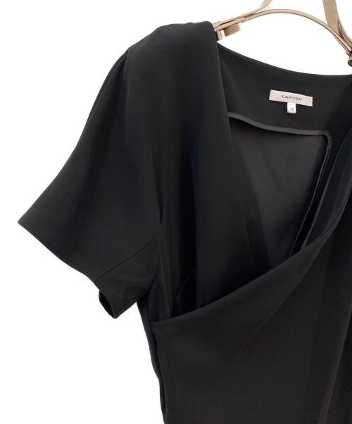 CARVEN（カルヴェン）CARVEN (カルヴェン) ROSE CADYバックオープンドレス ブラック サイズ:38の古着・服飾アイテム