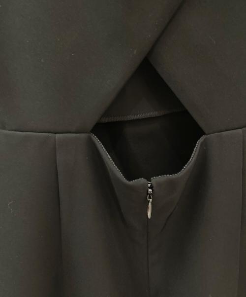 CARVEN（カルヴェン）CARVEN (カルヴェン) ROSE CADYバックオープンドレス ブラック サイズ:38の古着・服飾アイテム