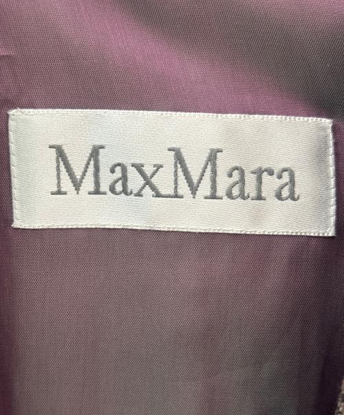 MaxMara（マックスマーラ）MaxMara (マックスマーラ) チェックテーラードジャケット ブラウン×ピンク サイズ:38の古着・服飾アイテム