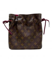 LOUIS VUITTON（ルイ ヴィトン）の古着「ポッシュ・ノエ」｜ブラウン×ピンク