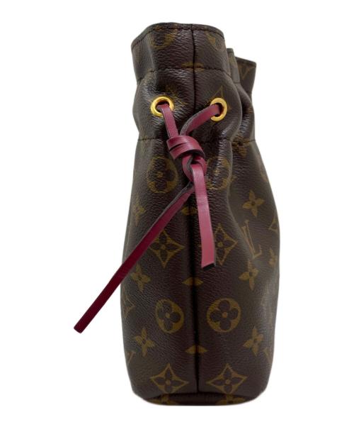 LOUIS VUITTON（ルイ ヴィトン）LOUIS VUITTON (ルイ ヴィトン) ポッシュ・ノエ ブラウン×ピンクの古着・服飾アイテム