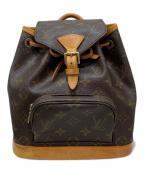 LOUIS VUITTONルイ ヴィトン）の古着「ミニ・モンスリ バックパック」｜ブラウン