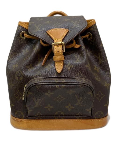 LOUIS VUITTON（ルイ ヴィトン）LOUIS VUITTON (ルイ ヴィトン) ミニ・モンスリ バックパック ブラウン サイズ:ミニの古着・服飾アイテム