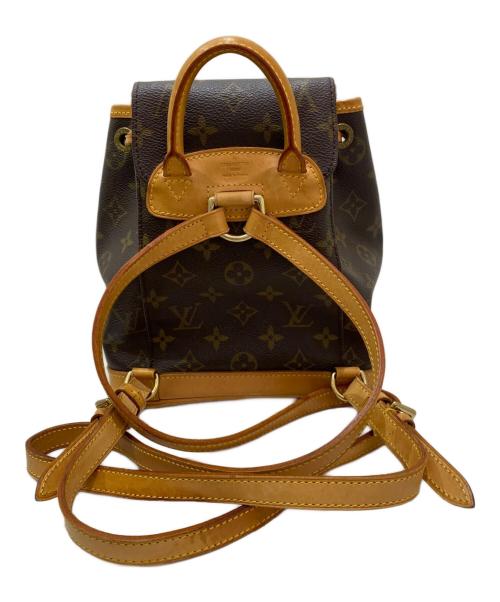 LOUIS VUITTON（ルイ ヴィトン）LOUIS VUITTON (ルイ ヴィトン) ミニ・モンスリ バックパック ブラウン サイズ:ミニの古着・服飾アイテム