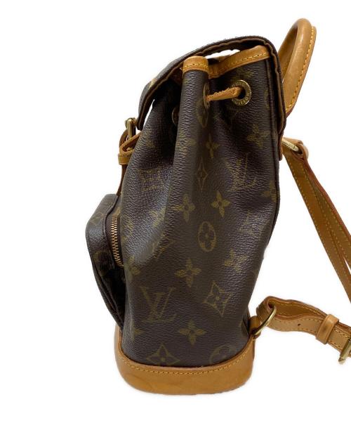 LOUIS VUITTON（ルイ ヴィトン）LOUIS VUITTON (ルイ ヴィトン) ミニ・モンスリ バックパック ブラウン サイズ:ミニの古着・服飾アイテム