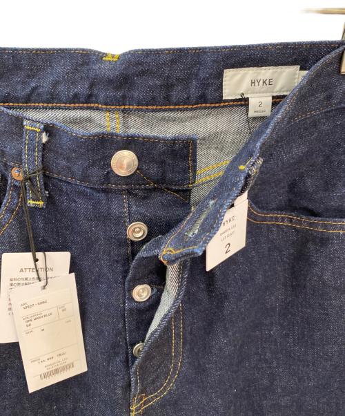 HYKE（ハイク）HYKE (ハイク) DENIM BARREL LEG JEANS インディゴ サイズ:2の古着・服飾アイテム