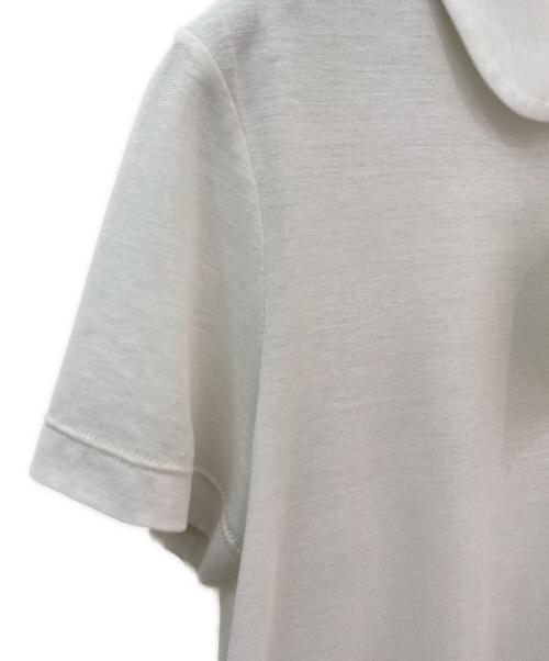 THOM BROWNE. NEW YORK（トムブラウン ニューヨーク）THOM BROWNE. NEW YORK (トムブラウンニューヨーク) ポロシャツ ホワイト サイズ:38の古着・服飾アイテム