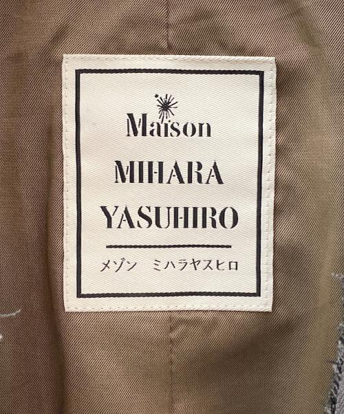 Maison MIHARA YASUHIRO（メゾン ミハラ ヤスヒロ）Maison MIHARA YASUHIRO (メゾン ミハラ ヤスヒロ) ウールジャケット グレー サイズ:36の古着・服飾アイテム