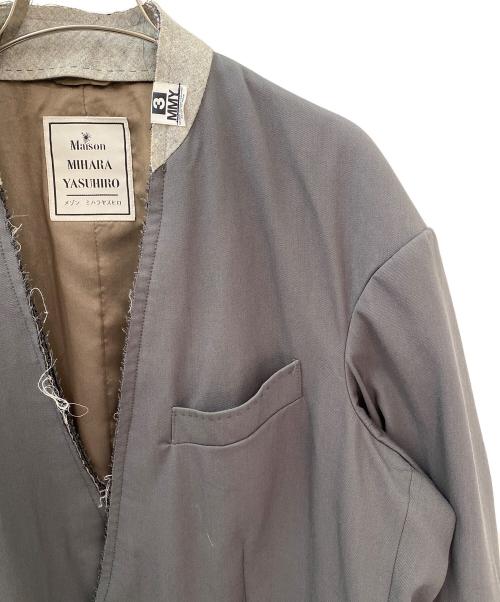 Maison MIHARA YASUHIRO（メゾン ミハラ ヤスヒロ）Maison MIHARA YASUHIRO (メゾン ミハラ ヤスヒロ) ウールジャケット グレー サイズ:36の古着・服飾アイテム