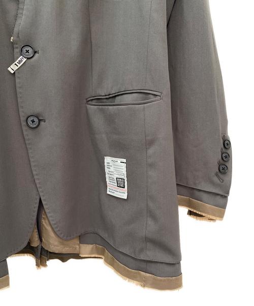 Maison MIHARA YASUHIRO（メゾン ミハラ ヤスヒロ）Maison MIHARA YASUHIRO (メゾン ミハラ ヤスヒロ) ウールジャケット グレー サイズ:36の古着・服飾アイテム