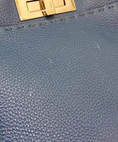 FENDI（フェンディ）FENDI (フェンディ) ピーカブー ミディアム ブルー サイズ:ミディアムの古着・服飾アイテム