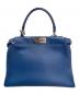 FENDI (フェンディ) ピーカブー ミディアム ブルー サイズ:ミディアム：138000円