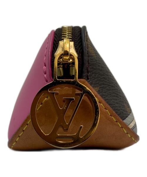 LOUIS VUITTON（ルイ ヴィトン）LOUIS VUITTON (ルイ ヴィトン) トゥルース エリザベット ヴィヴィエンヌ ペンケース ブラウン×ピンクの古着・服飾アイテム