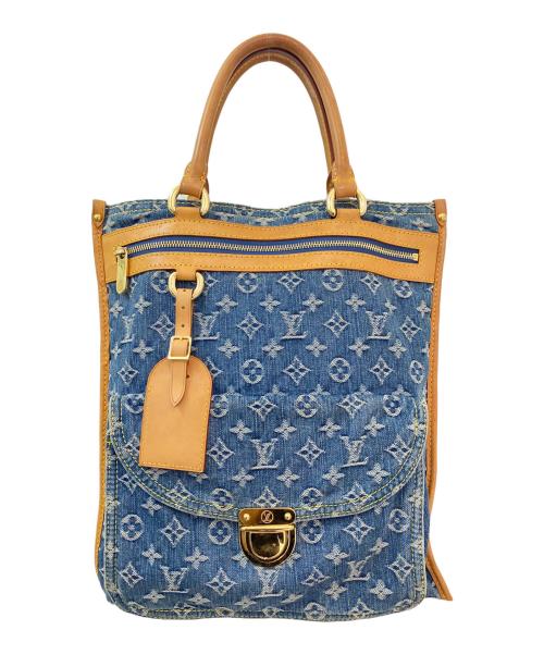 LOUIS VUITTON（ルイ ヴィトン）LOUIS VUITTON (ルイ ヴィトン) フラットショッパー ブルーの古着・服飾アイテム