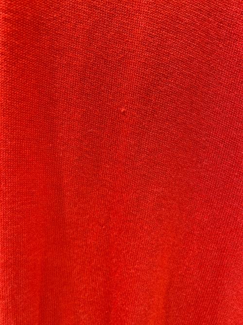 ENFOLD（エンフォルド）ENFOLD (エンフォルド) シルクコットンサイドスリットニット レッド サイズ:36の古着・服飾アイテム