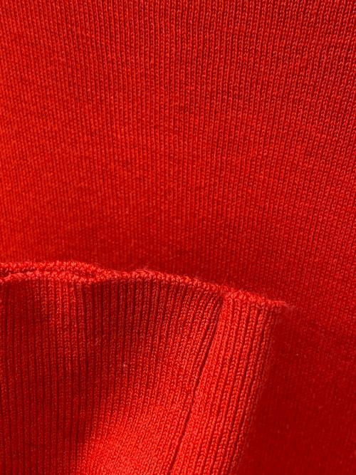 ENFOLD（エンフォルド）ENFOLD (エンフォルド) シルクコットンサイドスリットニット レッド サイズ:36の古着・服飾アイテム
