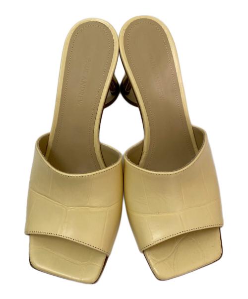 PAUL ANDREW（ポール アンドリュー）PAUL ANDREW (ポール アンドリュー) ARC ミュール サンダル アイボリー サイズ:36の古着・服飾アイテム