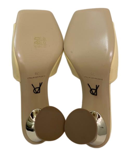 PAUL ANDREW（ポール アンドリュー）PAUL ANDREW (ポール アンドリュー) ARC ミュール サンダル アイボリー サイズ:36の古着・服飾アイテム