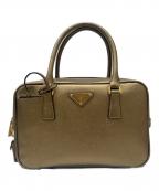 PRADAプラダ）の古着「ハンドバッグ」｜ゴールド