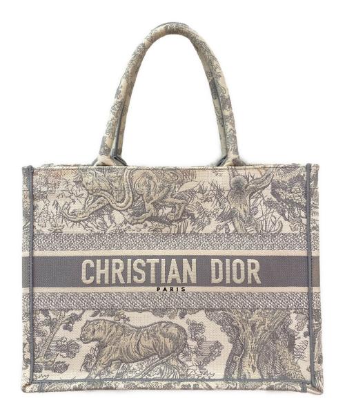 Christian Dior（クリスチャン ディオール）Christian Dior (クリスチャン ディオール) Dior Book Tote バッグ ミディアム ホワイト サイズ:ミディアムの古着・服飾アイテム