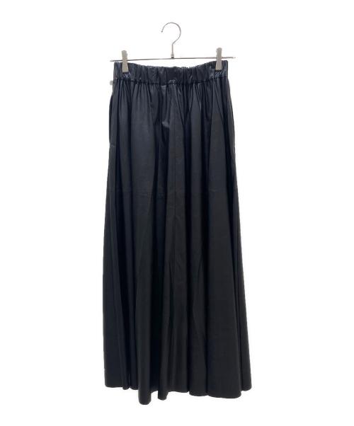 SACRA（サクラ）SACRA (サクラ) SYNTHETIC LEATHER SKIRT ブラック サイズ:38 未使用品の古着・服飾アイテム
