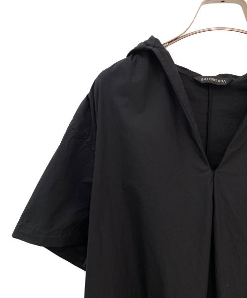 BALENCIAGA（バレンシアガ）BALENCIAGA (バレンシアガ) フーデットドレス ブラック サイズ:Lの古着・服飾アイテム
