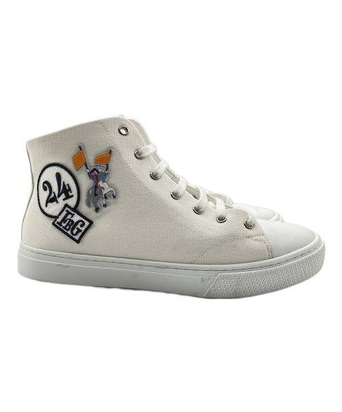 HERMES（エルメス）HERMES (エルメス) Iriko high-top sneakers　イリコ ハイカットスニーカー ホワイト サイズ:41の古着・服飾アイテム