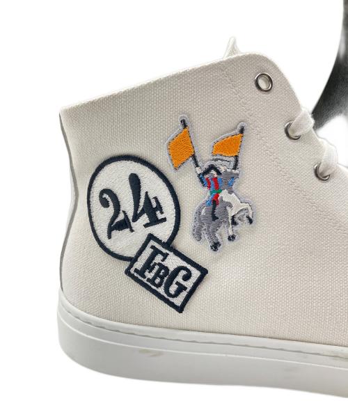 HERMES（エルメス）HERMES (エルメス) Iriko high-top sneakers　イリコ ハイカットスニーカー ホワイト サイズ:41の古着・服飾アイテム