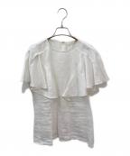 Chloeクロエ）の古着「フリルブラウス」｜ホワイト