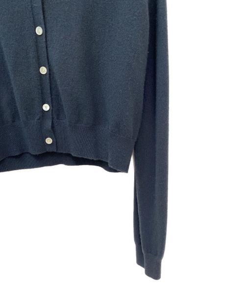 ESTNATION（エストネーション）ESTNATION (エストネーション) リュクス カシミヤ ポロ カーディガン チャコールグレー サイズ:Ｆの古着・服飾アイテム