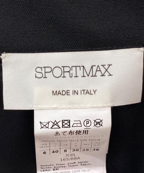 SPORT MAX（スポーツマックス）SPORT MAX (スポーツマックス) ロングタイトスカート ブラック サイズ:38の古着・服飾アイテム