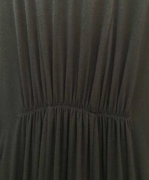 loin.（ロワン）loin. (ロワン) jersey dress ブラック サイズ:36の古着・服飾アイテム