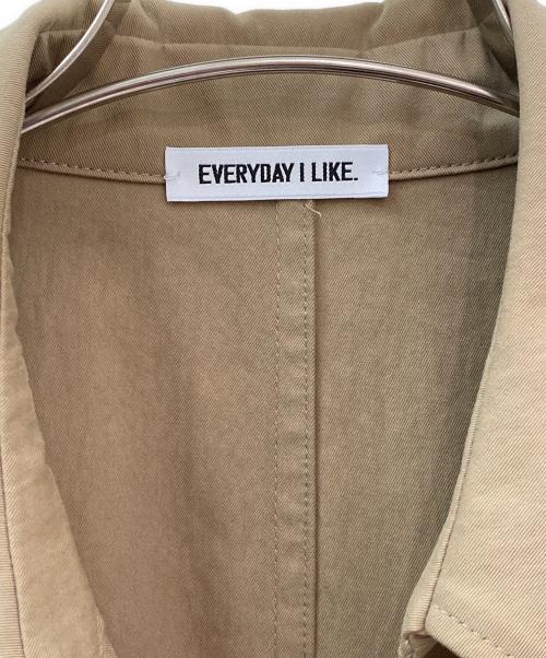 EVERYDAY I LIKE.（エヴリデイ アイ ライク）EVERYDAY I LIKE. (エヴリデイ アイ ライク) Essential トレンチコート ベージュ サイズ:36の古着・服飾アイテム