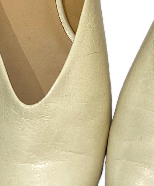 JIL SANDER（ジルサンダー）JIL SANDER (ジルサンダー) バンブーフラットサンダル アイボリー サイズ:36 1/2の古着・服飾アイテム