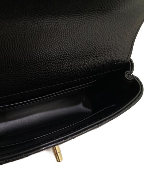 CHANEL（シャネル）CHANEL (シャネル) ココハンドル ミニミニ ブラック×ゴールド サイズ:ミニミニの古着・服飾アイテム