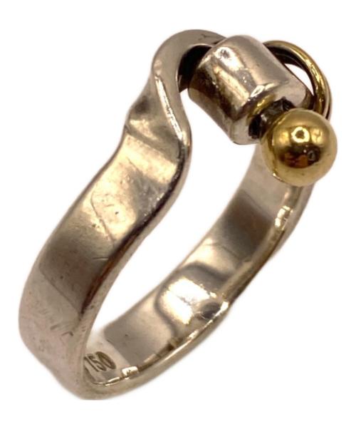 TIFFANY & Co.（ティファニー アンド コー）TIFFANY & Co. (ティファニー) フック＆アイ リング シルバー×ゴールド サイズ:11号の古着・服飾アイテム
