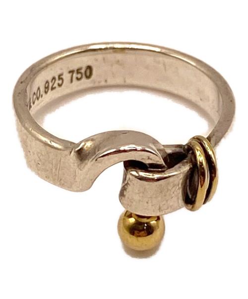 TIFFANY & Co.（ティファニー アンド コー）TIFFANY & Co. (ティファニー) フック＆アイ リング シルバー×ゴールド サイズ:11号の古着・服飾アイテム