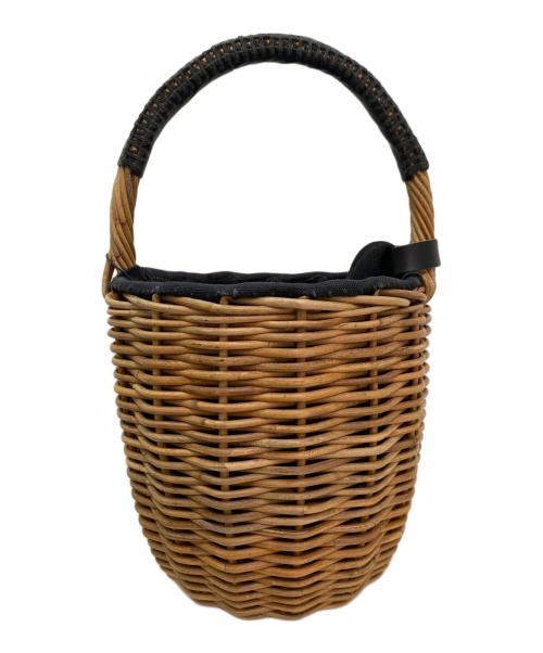 ebagos（エバゴス）ebagos (エバゴス) ブライドル バケツM ブラウン×ブラック サイズ:Mの古着・服飾アイテム