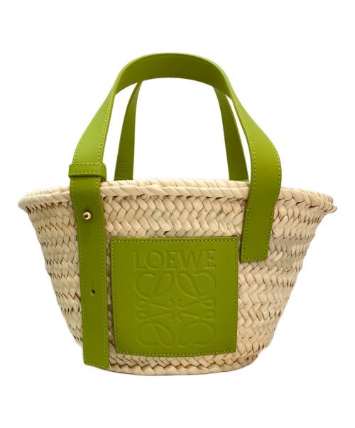 LOEWE（ロエベ）LOEWE (ロエベ) バスケットバッグ スモール グリーン サイズ:スモールの古着・服飾アイテム