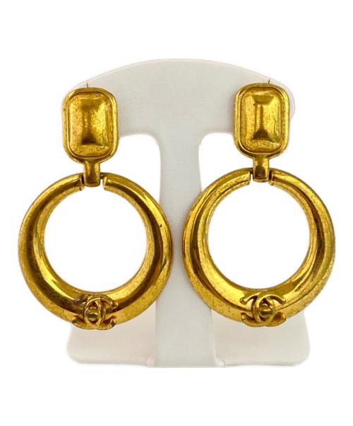 CHANEL（シャネル）CHANEL (シャネル) フープイヤリング ゴールドの古着・服飾アイテム