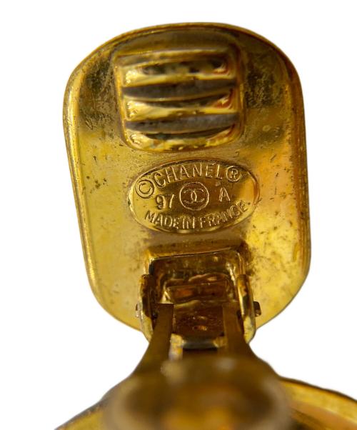 CHANEL（シャネル）CHANEL (シャネル) フープイヤリング ゴールドの古着・服飾アイテム