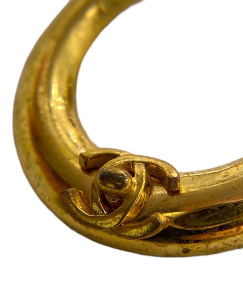 CHANEL（シャネル）CHANEL (シャネル) フープイヤリング ゴールドの古着・服飾アイテム